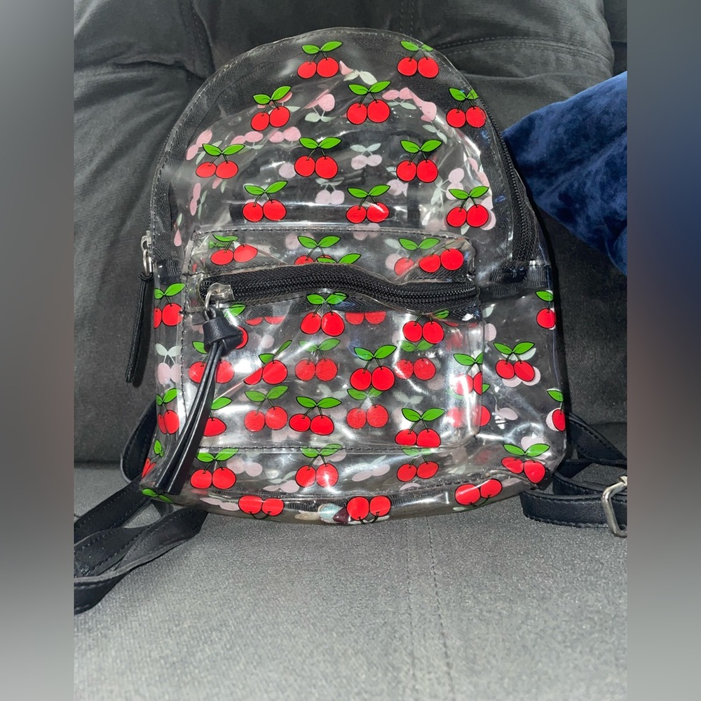 🍒Cherry Clear Mini Backpack🍒